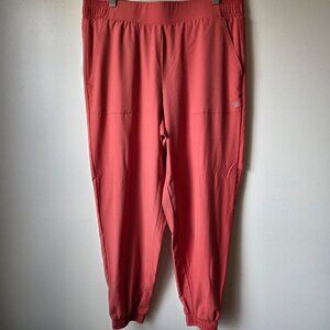 LIKE NEW LULAROE RISE CORAL SOFT JOGGERS SIZE LARGE WOMENS